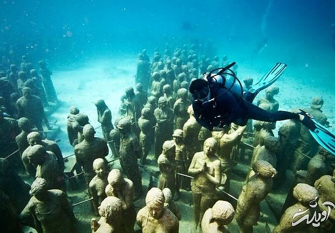 عجیب ترین موزه های جهان موزه زیر آب کانکون